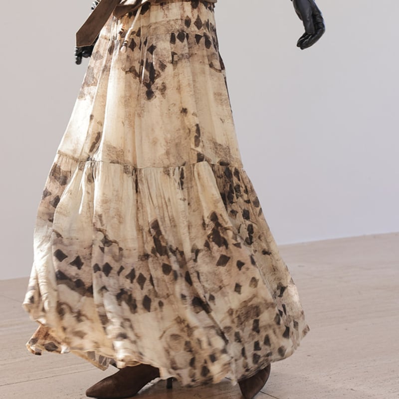 ティアードフレアスカート 10070