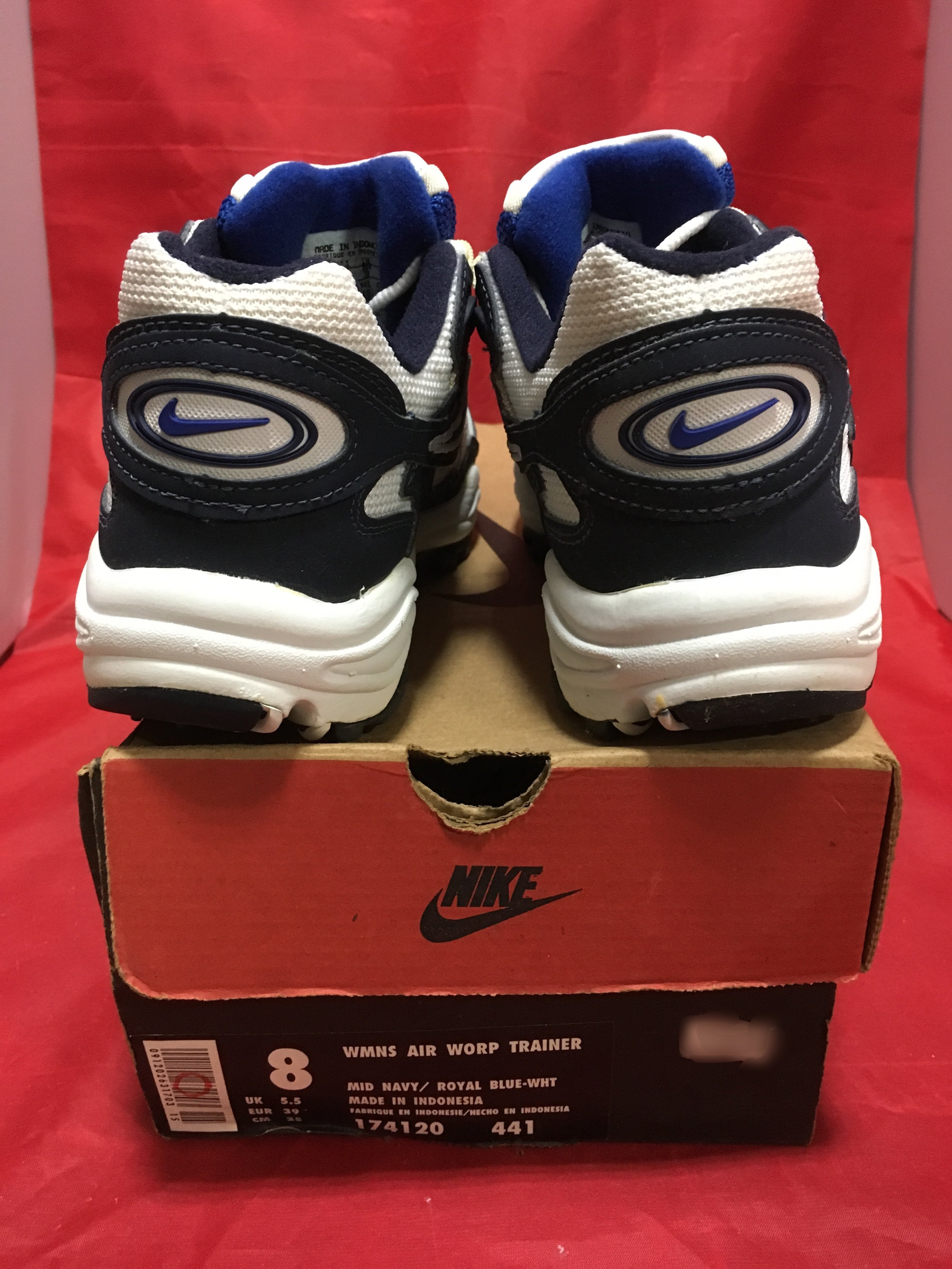 NIKE（ナイキ） AIR WORP TRAINER（エア ワープ トレーナー）白/紺