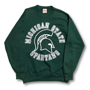 Michigan State University Printed Sweatshirt. NUTMEG MILLS