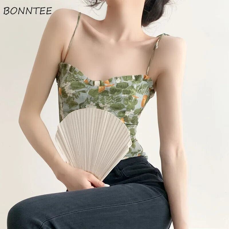 【新作】【送料無料】 キャミソール女性入札 Y2k プレッピー スタイル インサイド フィット ベーシック スイート サマー イン作物 ホリデー ガーリッシュ 韓国語バージョン チャーミング スタイリッシュ 0288709505752