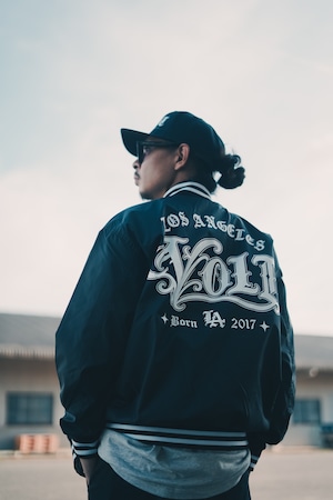 VOLT ORIGINAL " LA LIFE NYLON STADIUM JK " BLACK