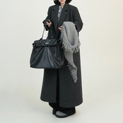 ダブルブレスト クラシカルロングコート H0044