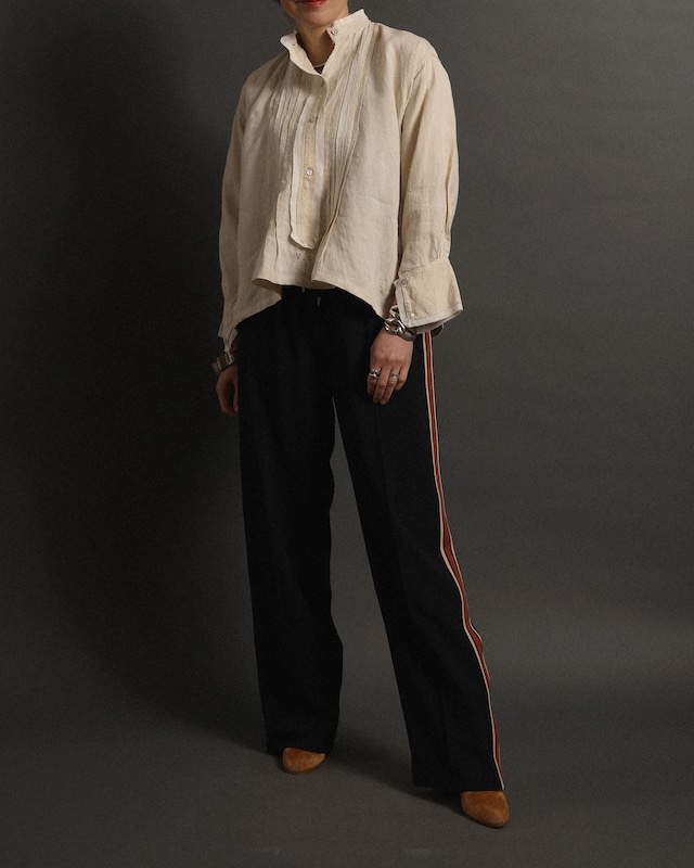 1930-40's Ecru / Lace Blouse