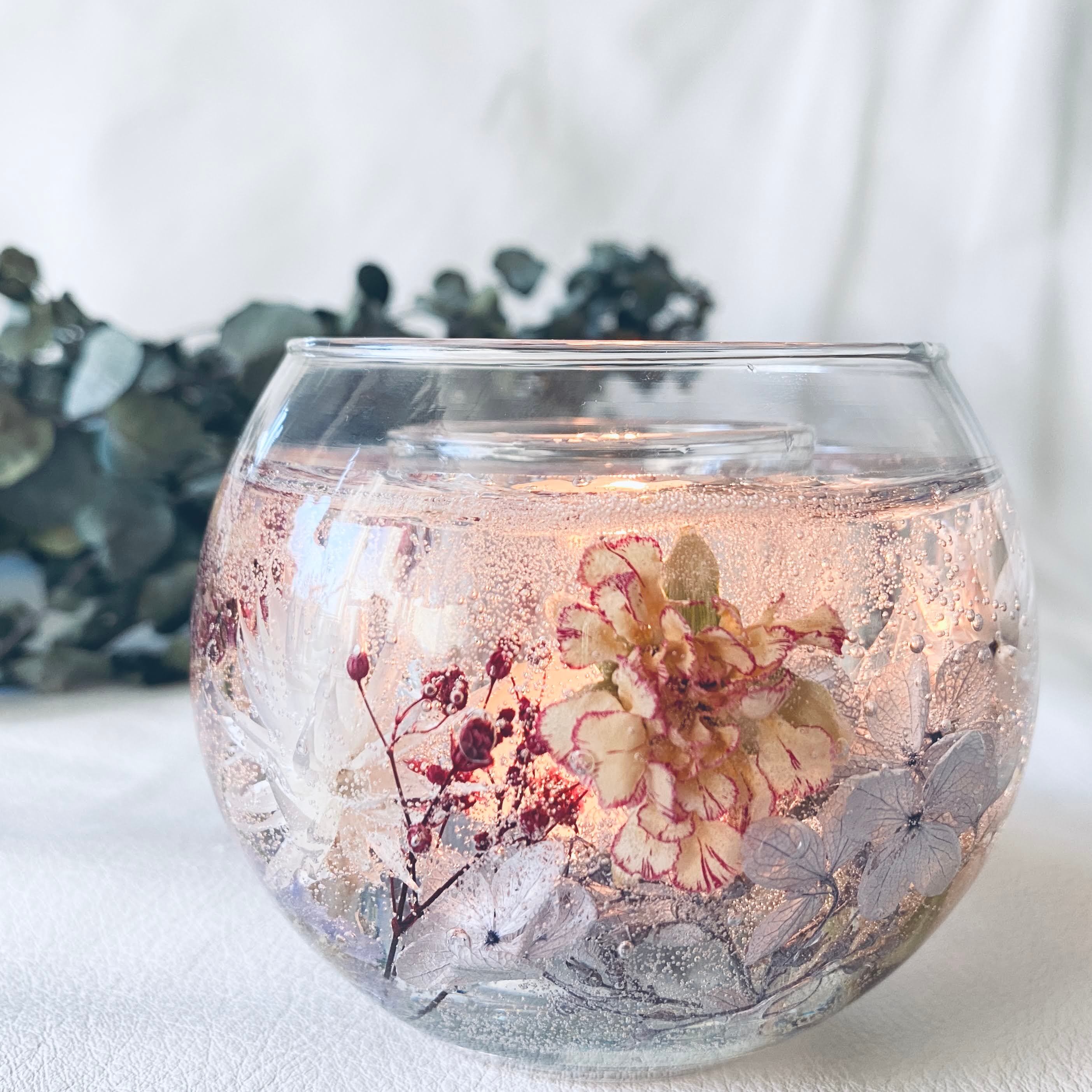 ボタニカル ジェルキャンドル パープル Www Sieca Int