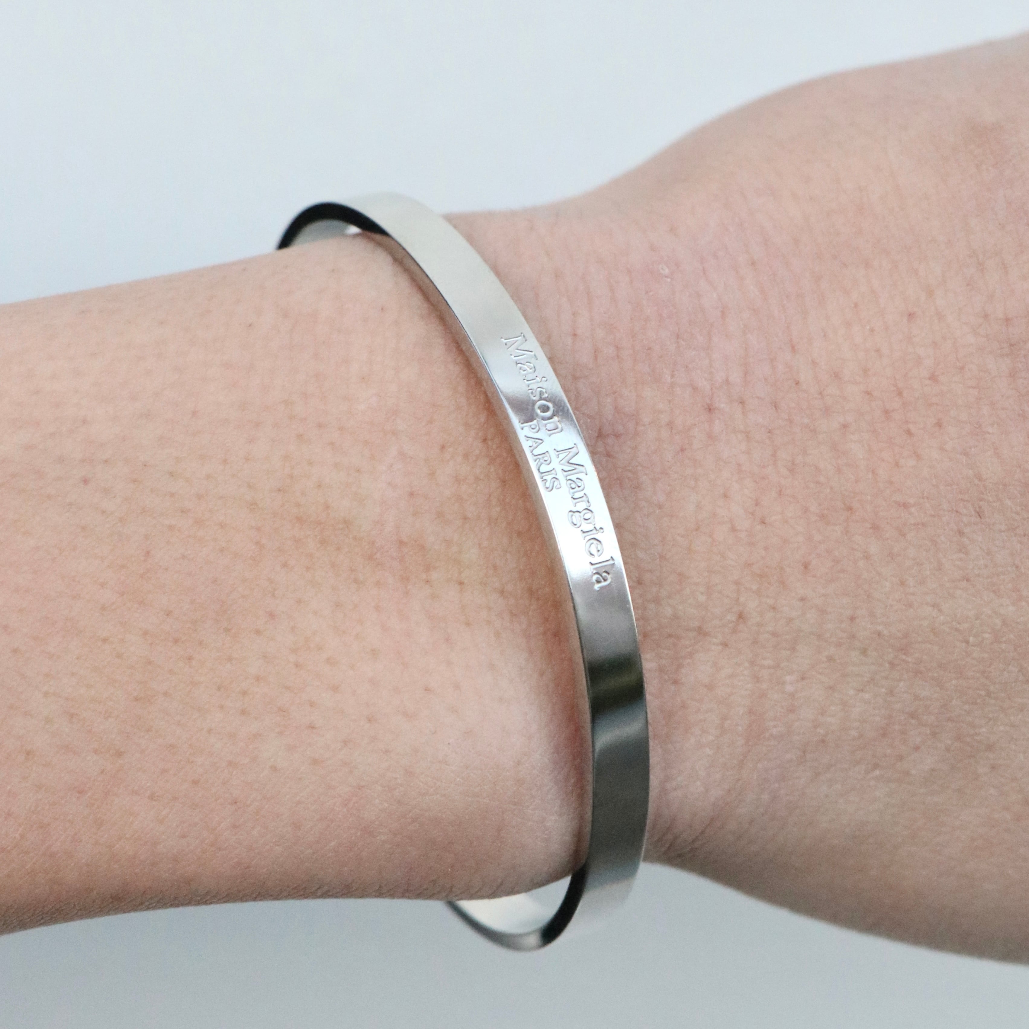 Maison Margiela メゾンマルジェラ シルバー925ロゴバングル