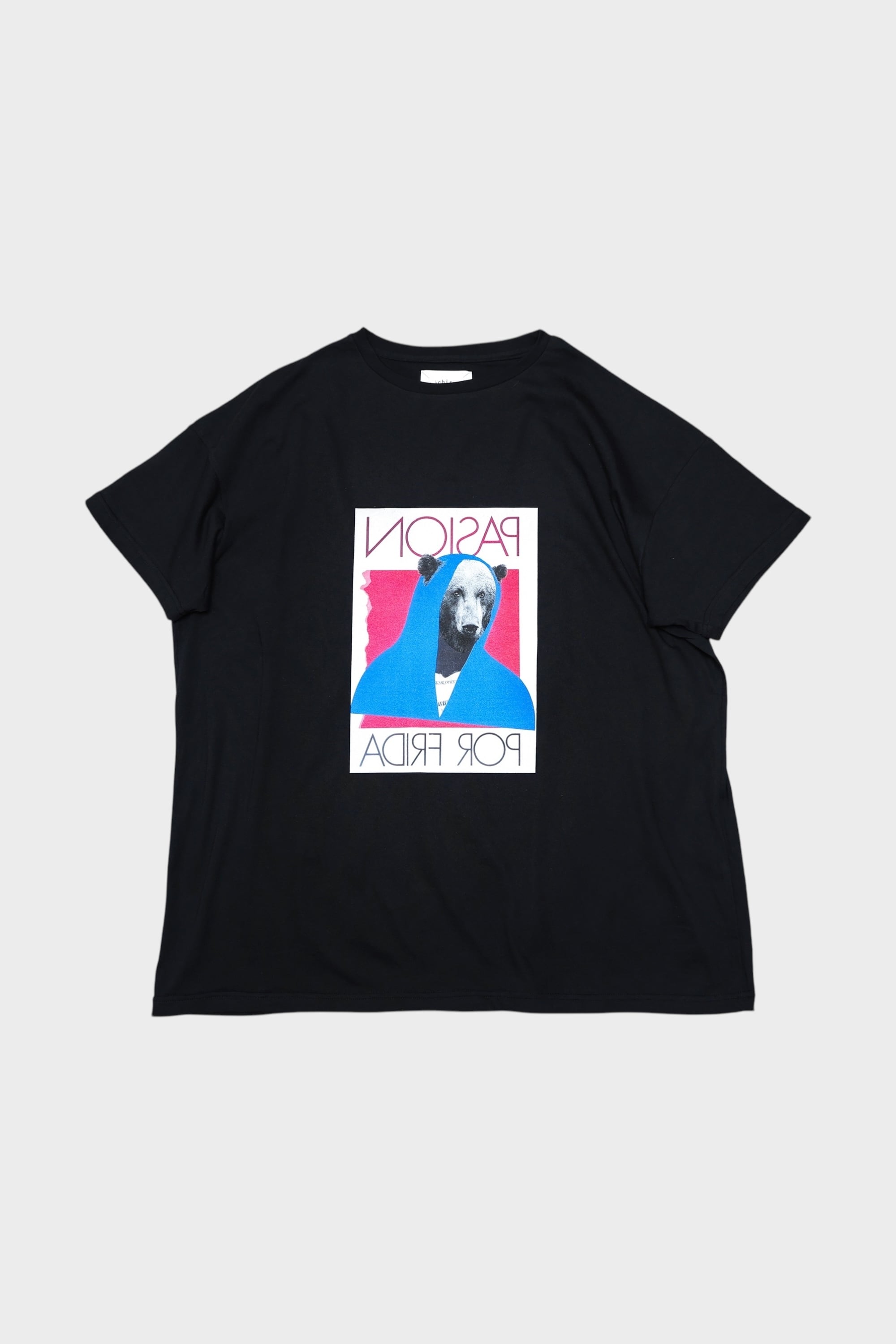 〈 michirico 25SS 〉 Frida bear T "Tシャツ" / back / ADULT