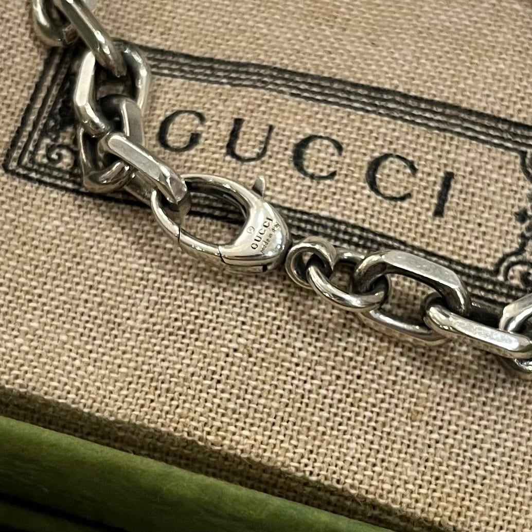 GUCCI】T 2792 グッチ インターロッキングG チェーンブレスレット