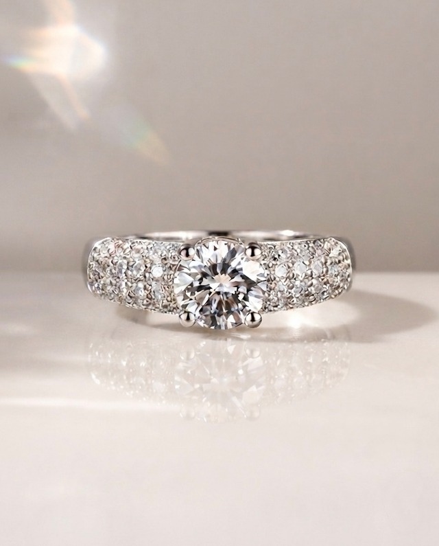 《凛とした自信へ》自信 / CONFIDENCE PAVÉ RING［A301］