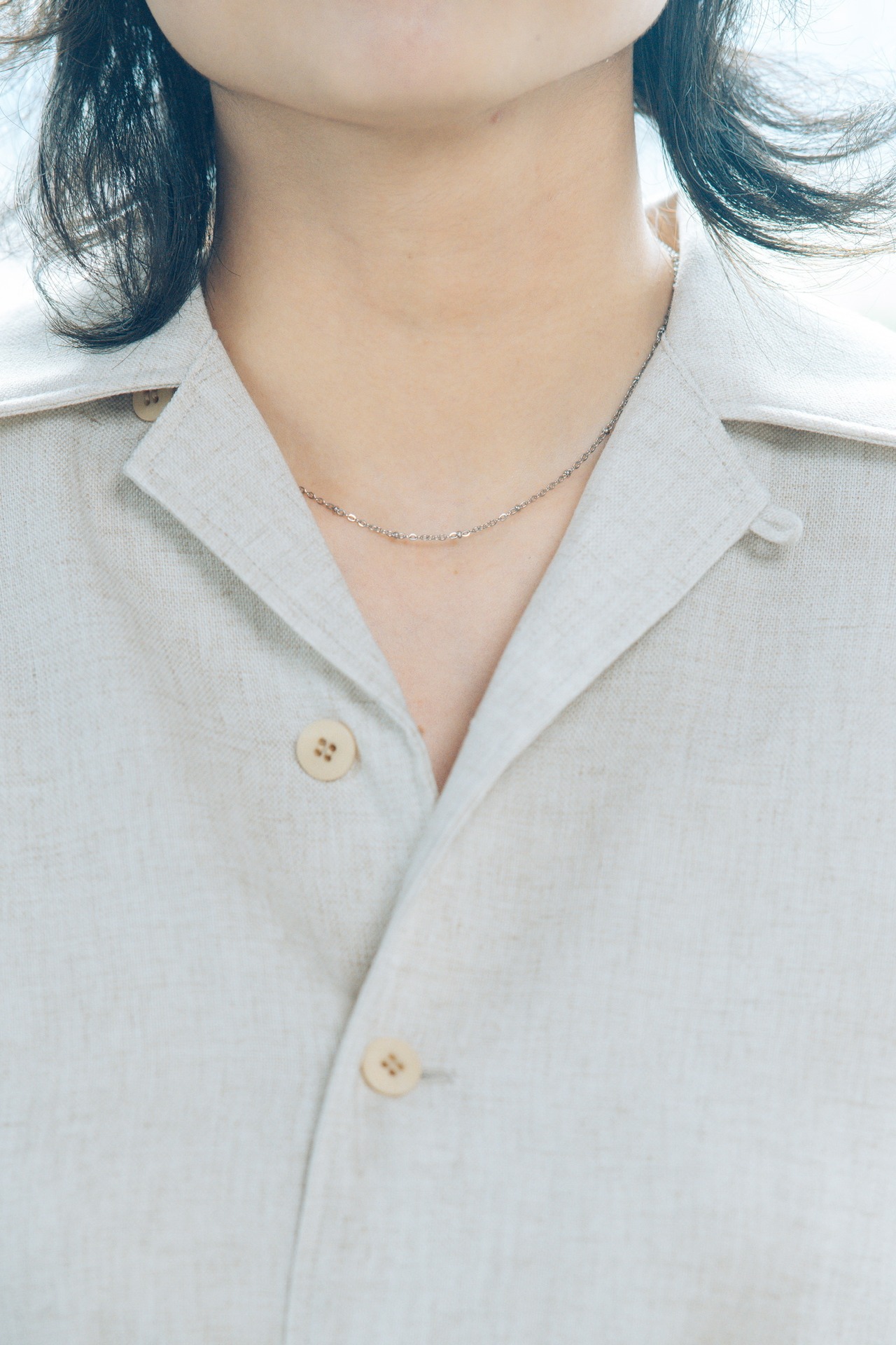 『可憐な仕草』 dot necklace