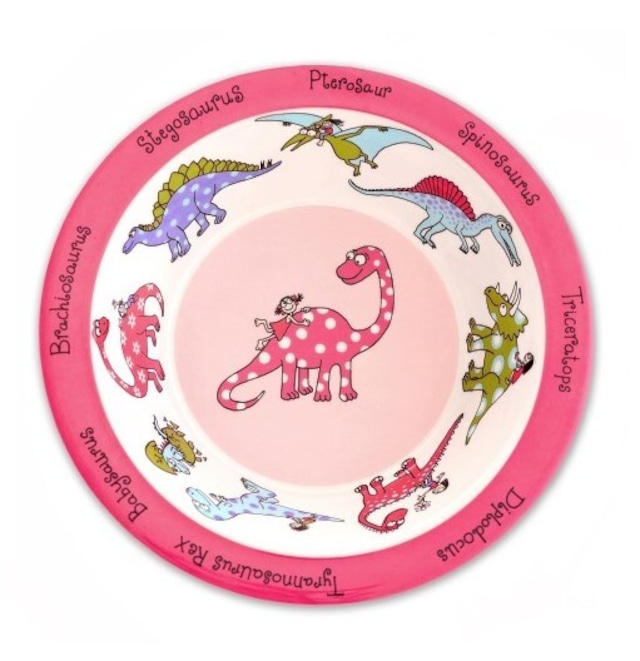 Melamine Bowl Dino pink_45BL