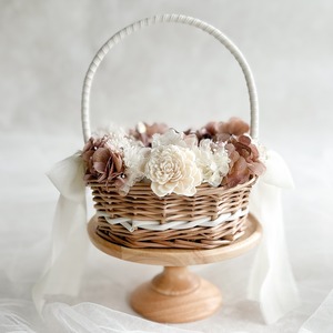 Oval Rose pink ringpillow