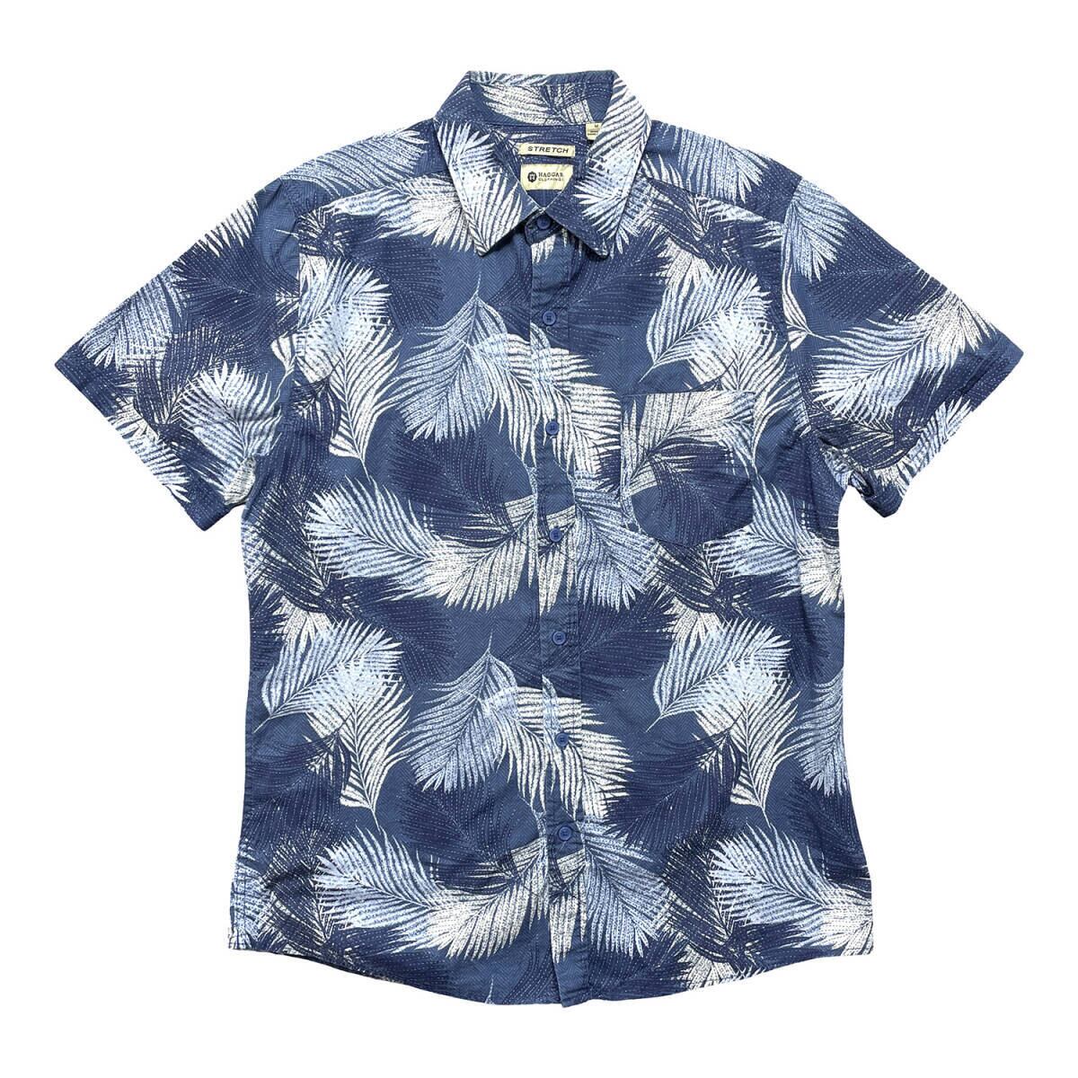 USA 古着 HAGGAR ハガー コットン アロハシャツ ハワイアンシャツ