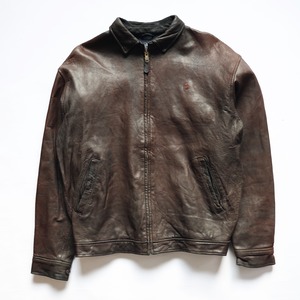 POLO RALPH LAUREN LEATHER JACKET　