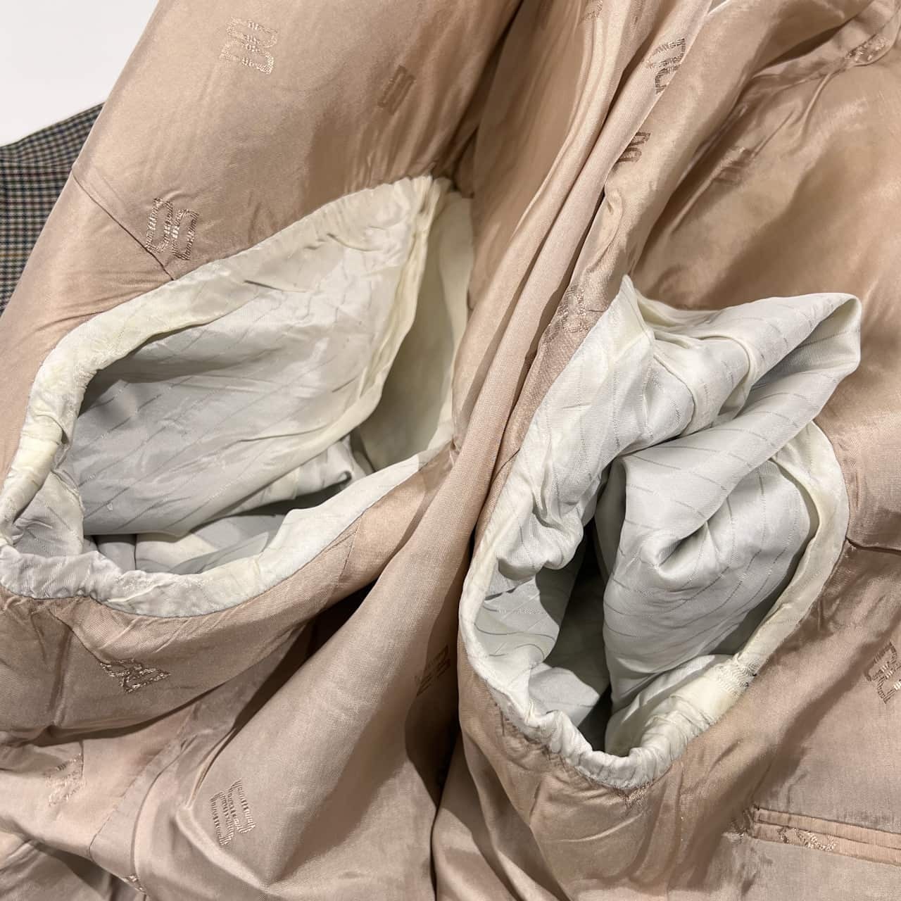 DAKS Signature ダックス チェック風 デザイン テーラードジャケット /メンズ イギリス製