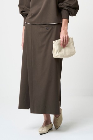 Odd Long Skirt - BROWN