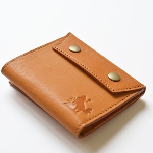 二つ折り財布（鹿革）＜tonto＞【カラー３色】