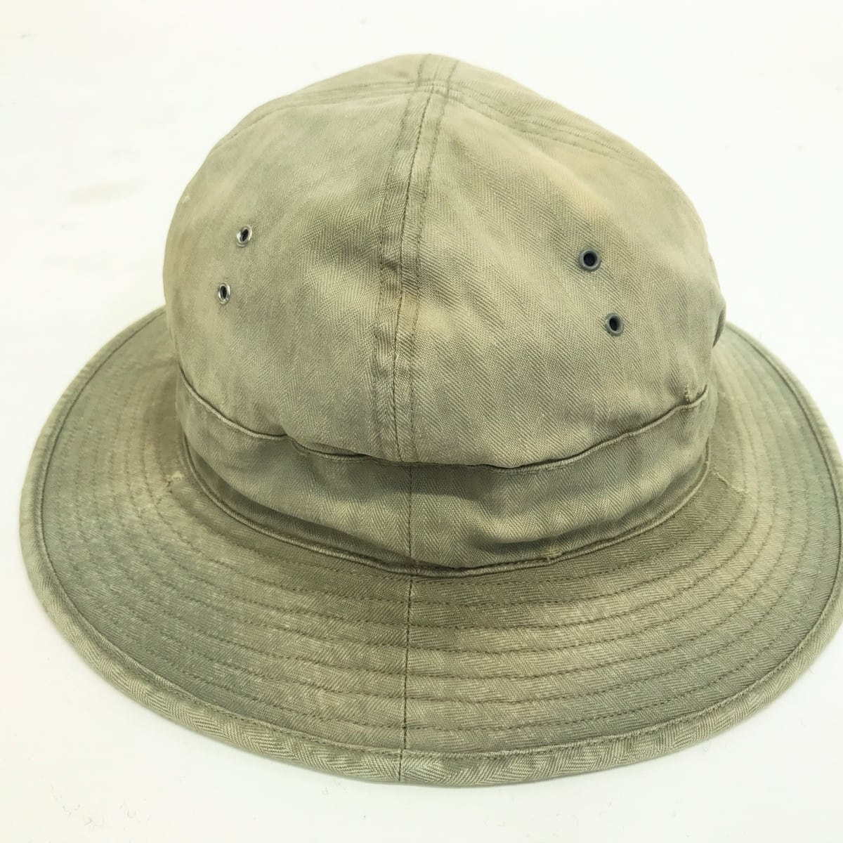U.S.ARMY 40年代 WW2 DAISY MAE HBT HAT メトロハットタイプ ベージュ