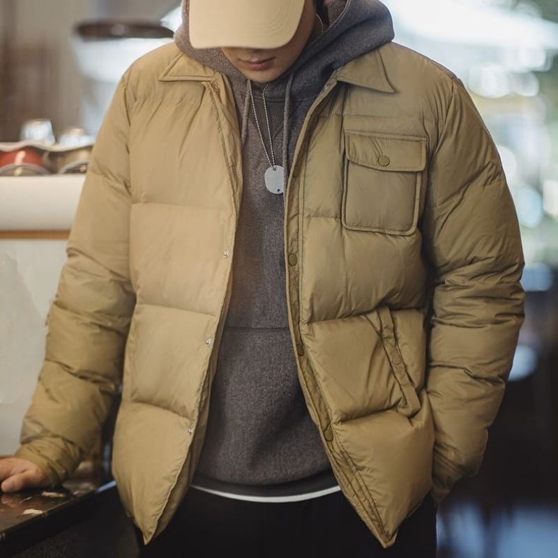 フラップポケットボタンダウンジャケット A18122