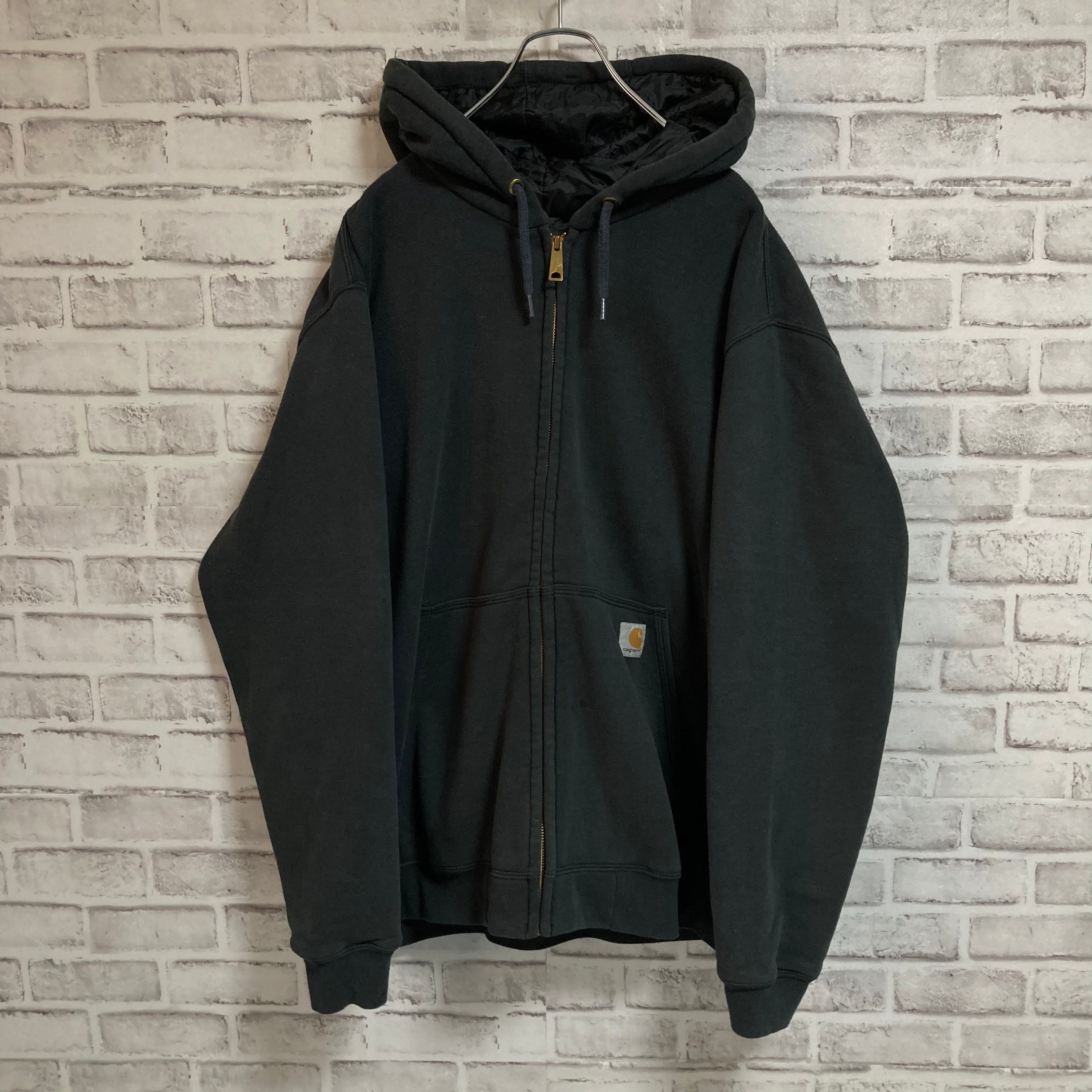 【carhartt】Zip Hoodie XL 2000s Y2K ジップパーカー フーディ 刺繍