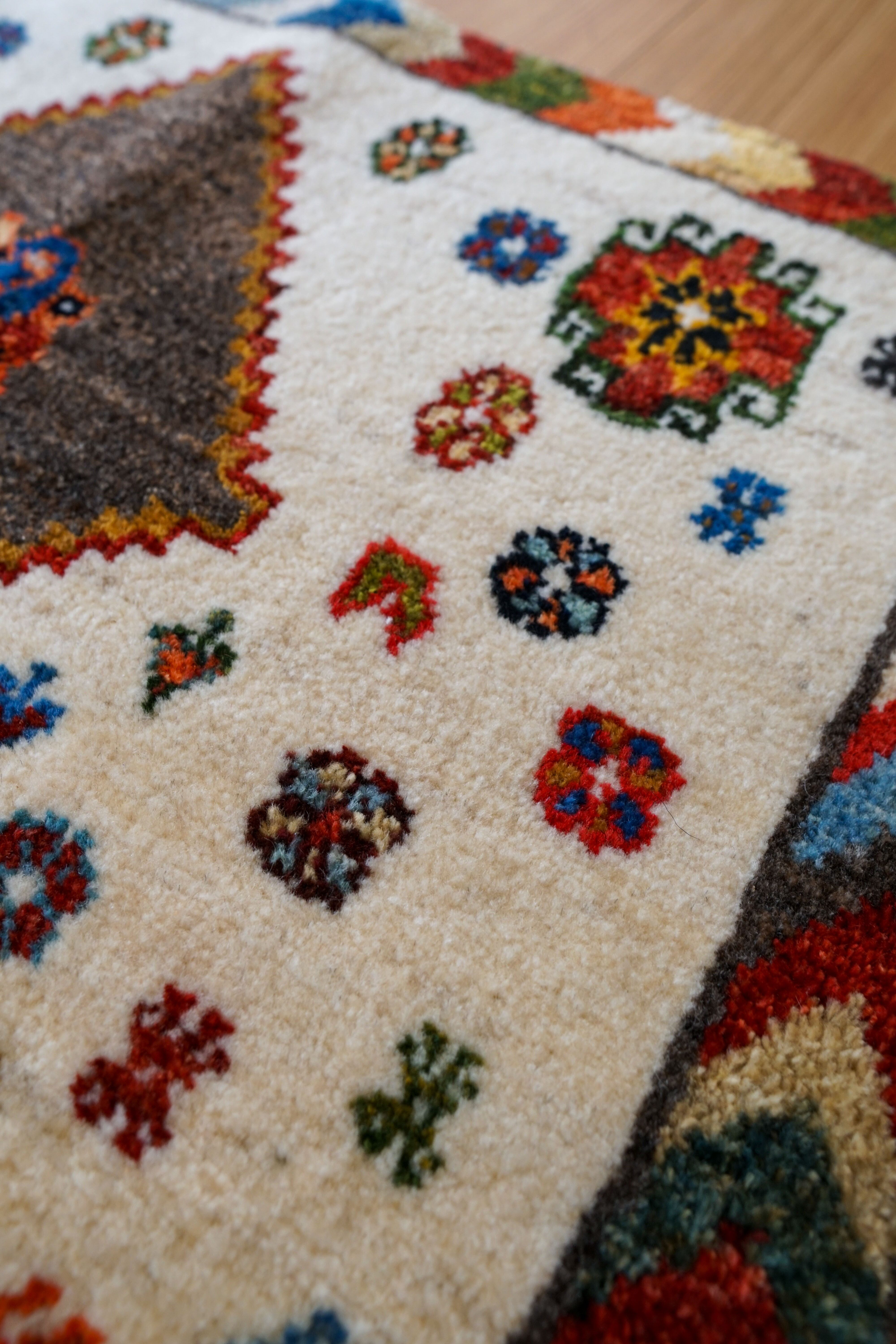 ペルシャ 絨毯 カシュクリギャッベ 136×74cm リズギャベ | Decorworks