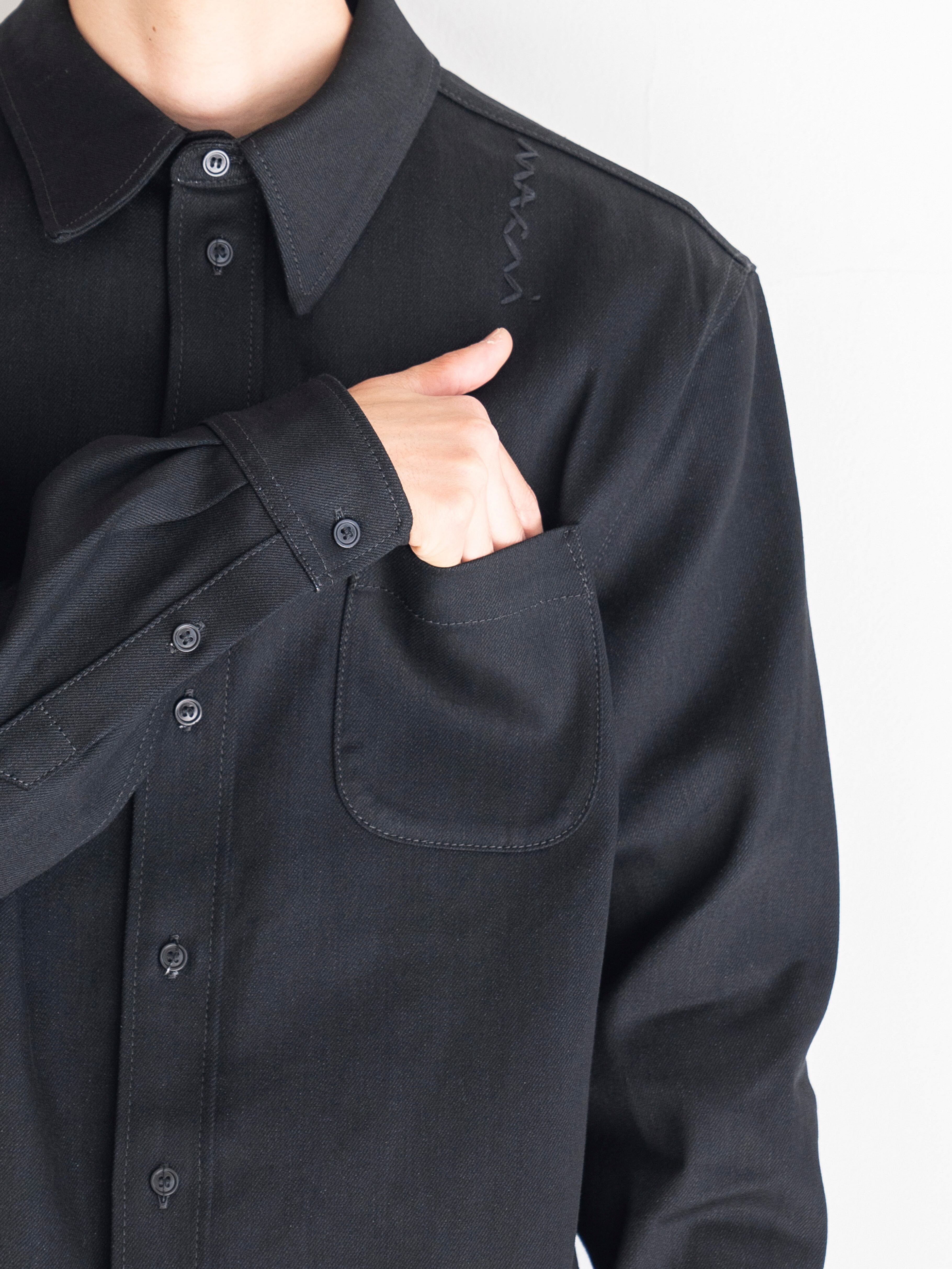 MARNI SOFT COTTON DENIM SHIRTS BLACK CUJU0015S0 | BEST MARNI SOFT COTTON DENIM SHIRTS BLACK CUJU0015S0 | BEST