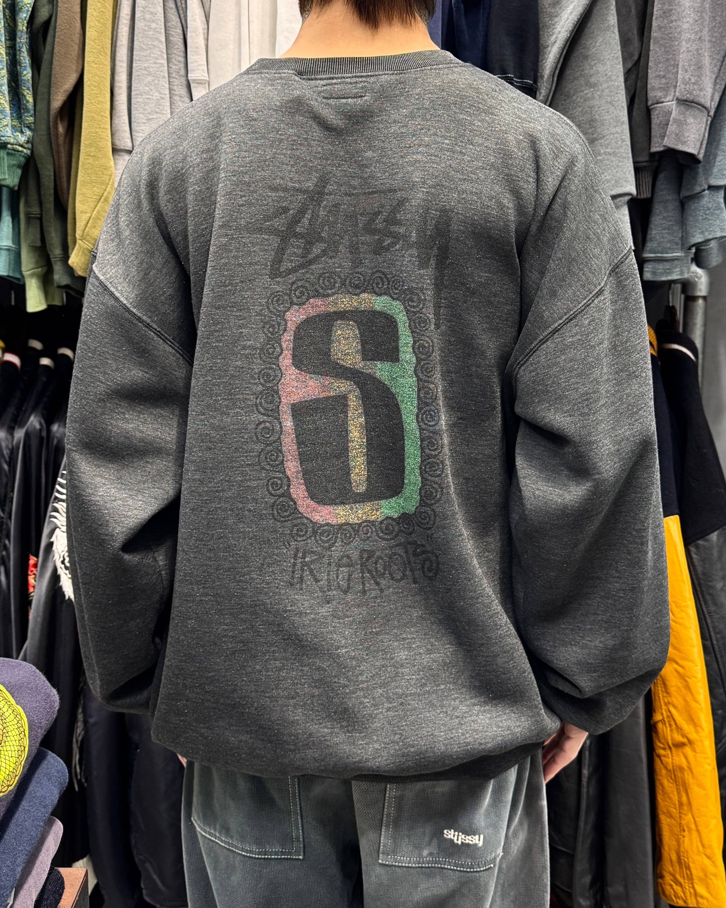 80's~90's old stussy Mock Neck Sweat “黒タグ” 【高円寺本店 80's~90's old stussy Mock Neck Sweat “黒タグ” 【高円寺本店