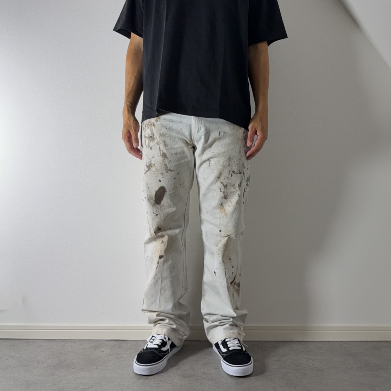 Dickies Sherwin-Williams white painter pants [W30L32相当] 古着 - 18