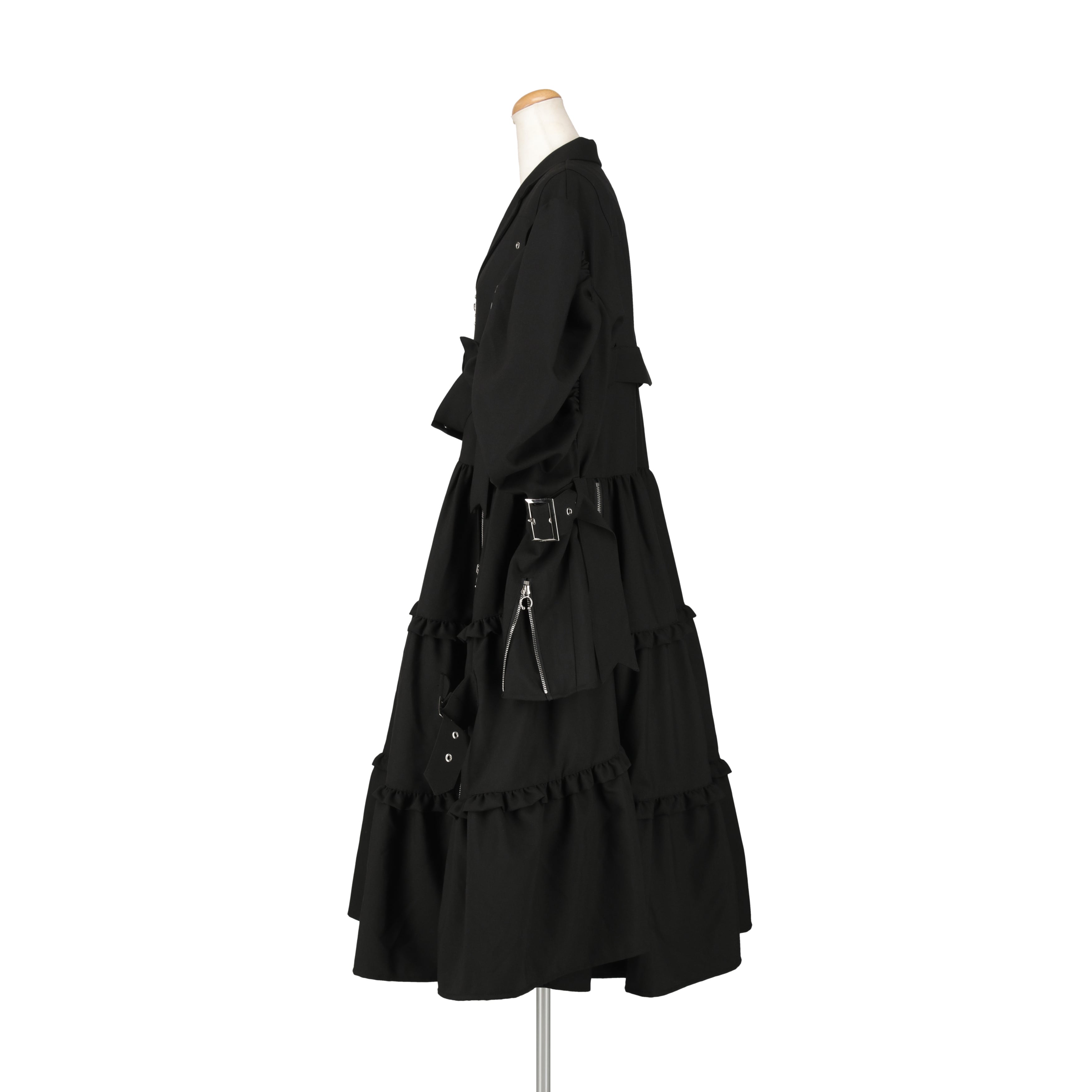ボンテージスーツワンピース　BLACK
