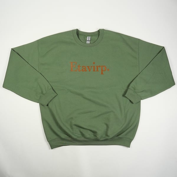 Size【XL】 etavirp. エタヴァープ Etavirp Logo Crewneck. (Military ...