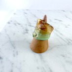 ガラスリング　ムラーノガラス　ペパーミントベース　15号　金箔入り 12ACcs13-3