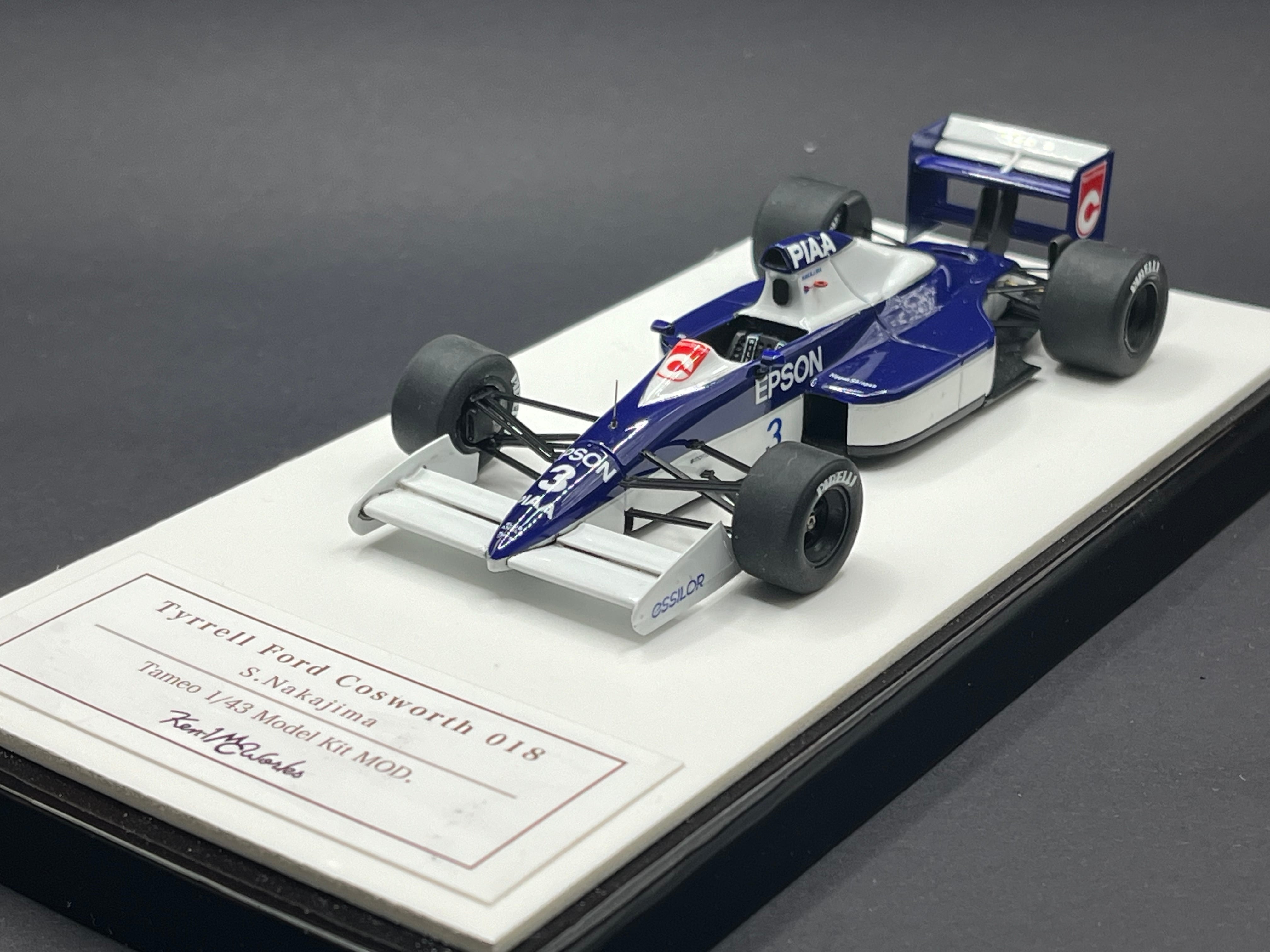 1/43 Tameo ティレル018フォードコスワース | Ken-1 Model Car Works