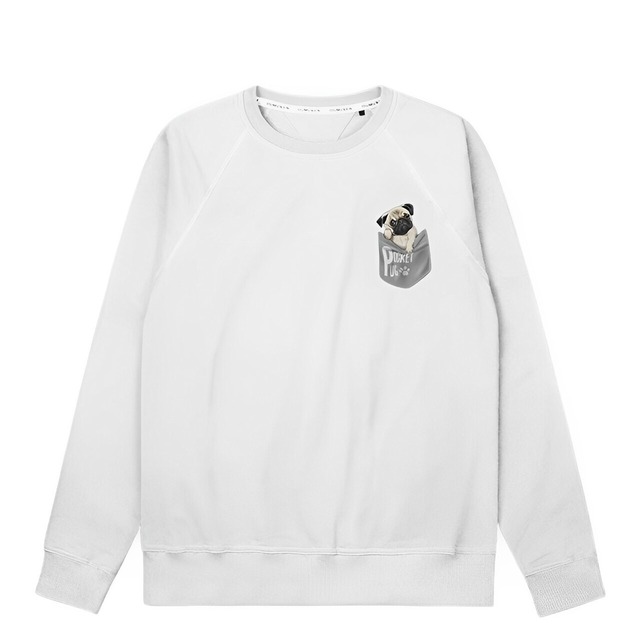 Pullover  -pocket pug- 5colors　　hd55