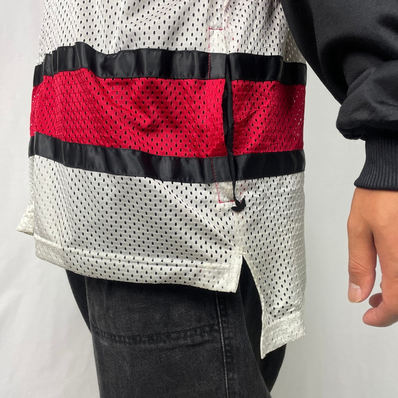 80年代 adidas アディダス ドッキング フェイクレイヤード メッシュ 
