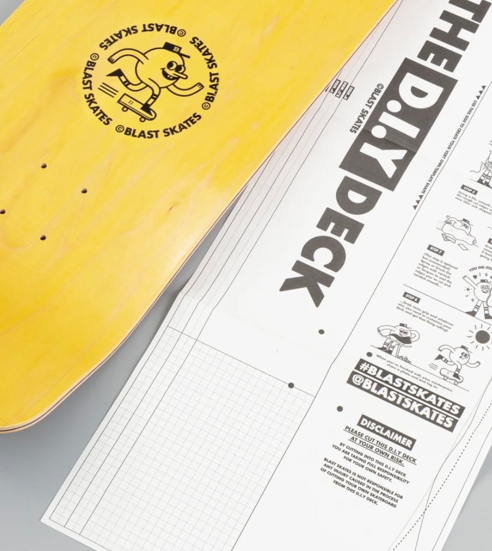 BLAST SKATE】THE D.I.Y DECK by BLAST SKATES | rampLabo