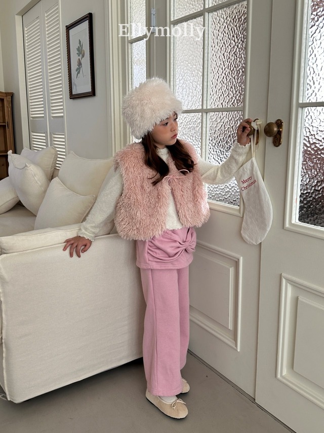 予約 KIDS - Eskimo fur hat [ Elly molly ]