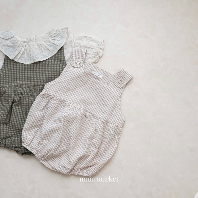 【即納】mimi market/Ola Checksuit