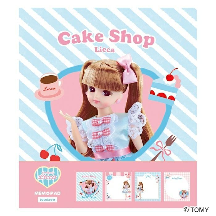 リカちゃん Oshigoto Licca メモパッド ケーキショップ | てんくーどう