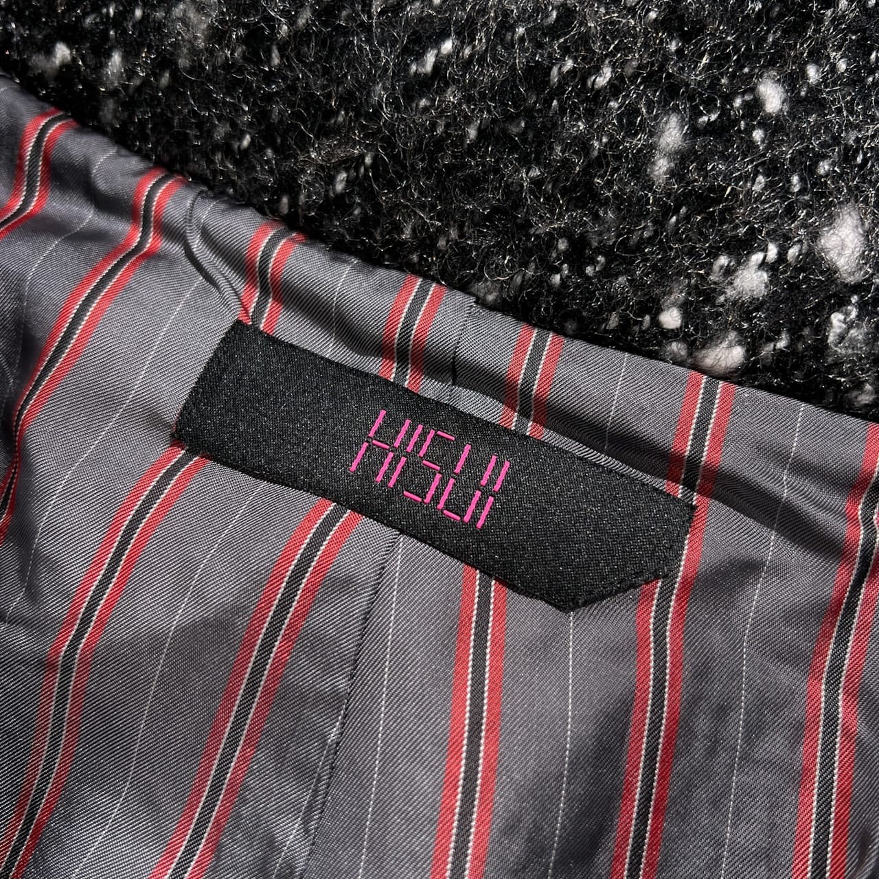 HISUI ヒスイ ヒロコイトウ スタンドカラー ウール コート デザイナーズ ベルト付き サイズ M /日本製/AD2014