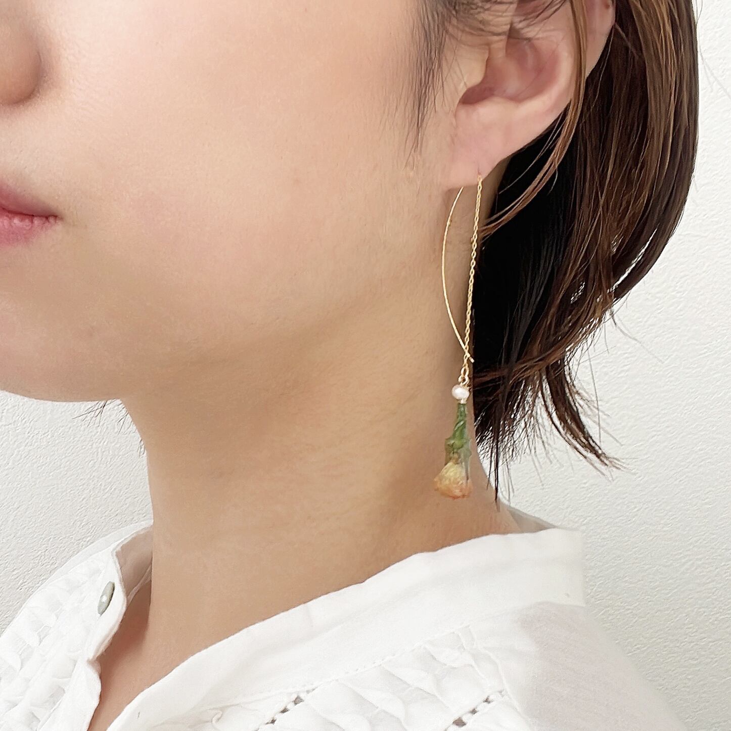 ピアス・イヤリング】淡色カラーのスターチスNo.1 | TicTicmie..