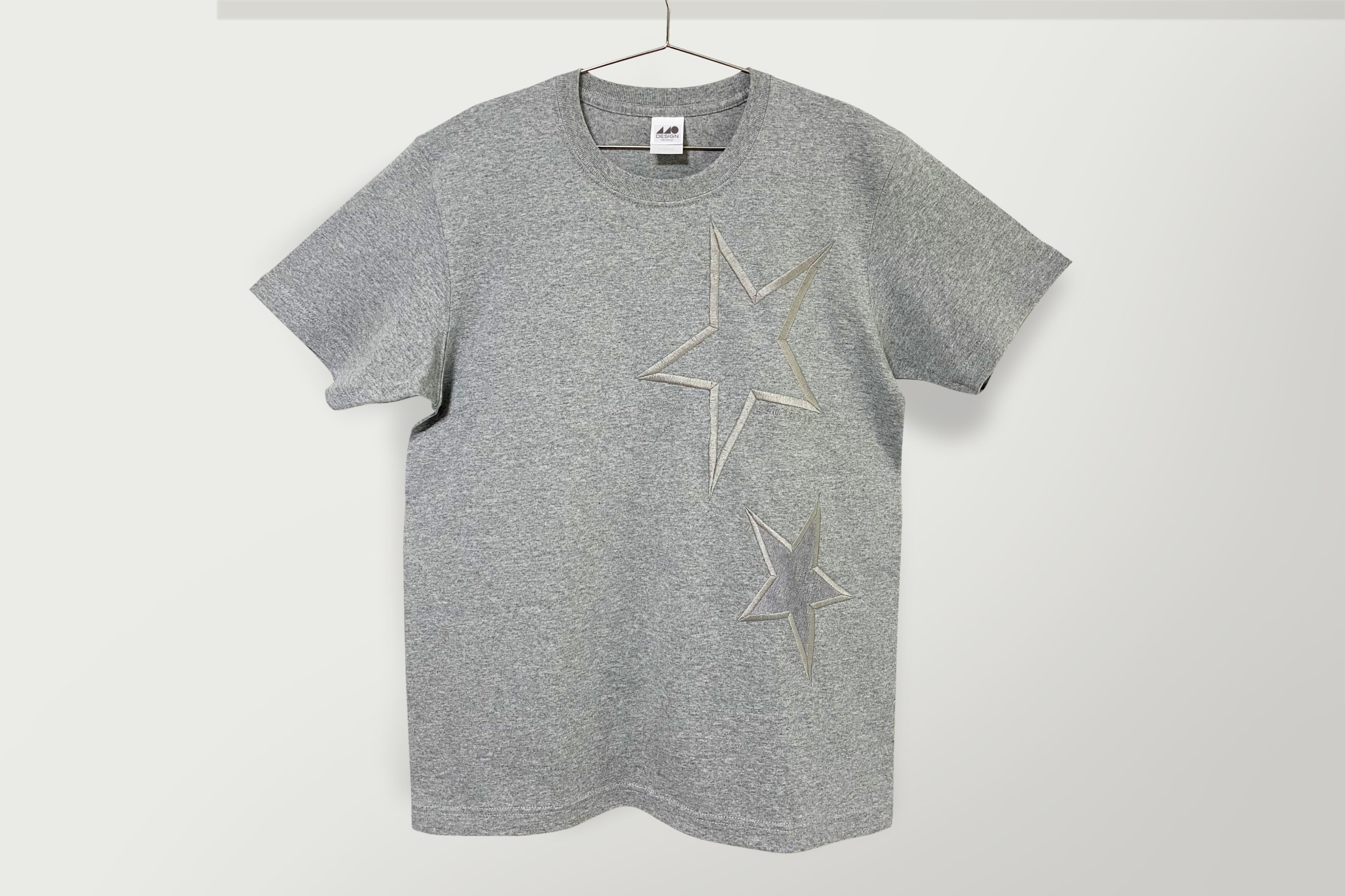 刺繍パッチワークT-shirt／タオルに願いを。