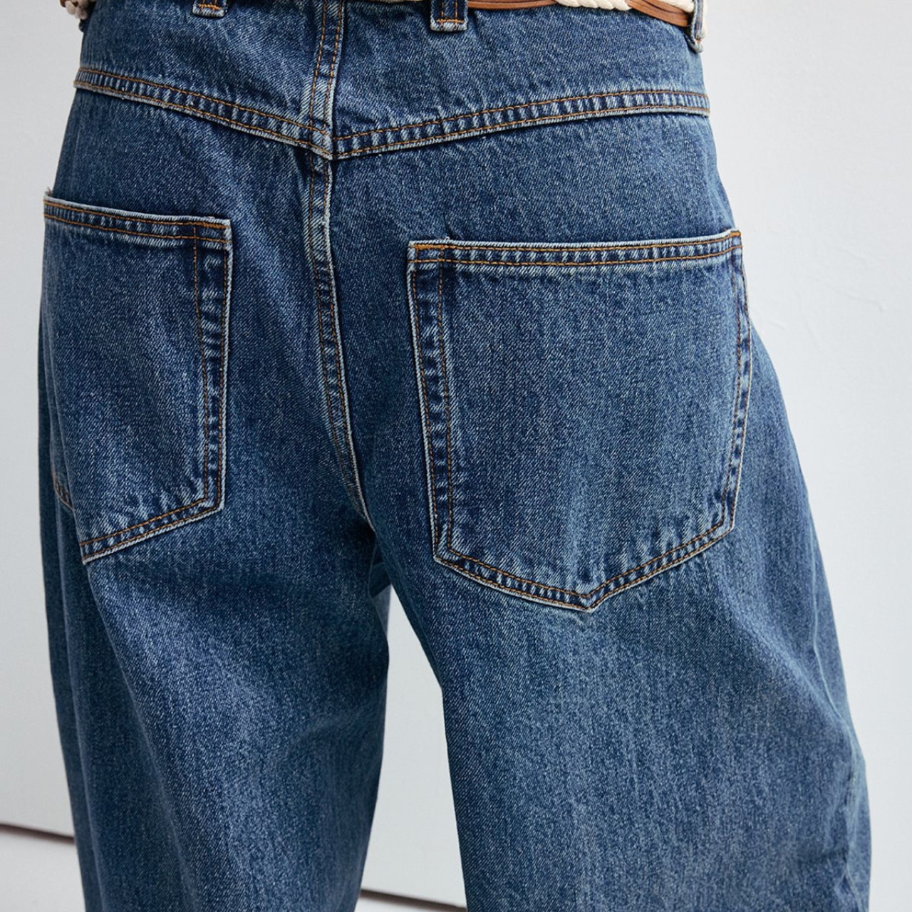 Denim Wide Leg Pants 【2color】 T3174