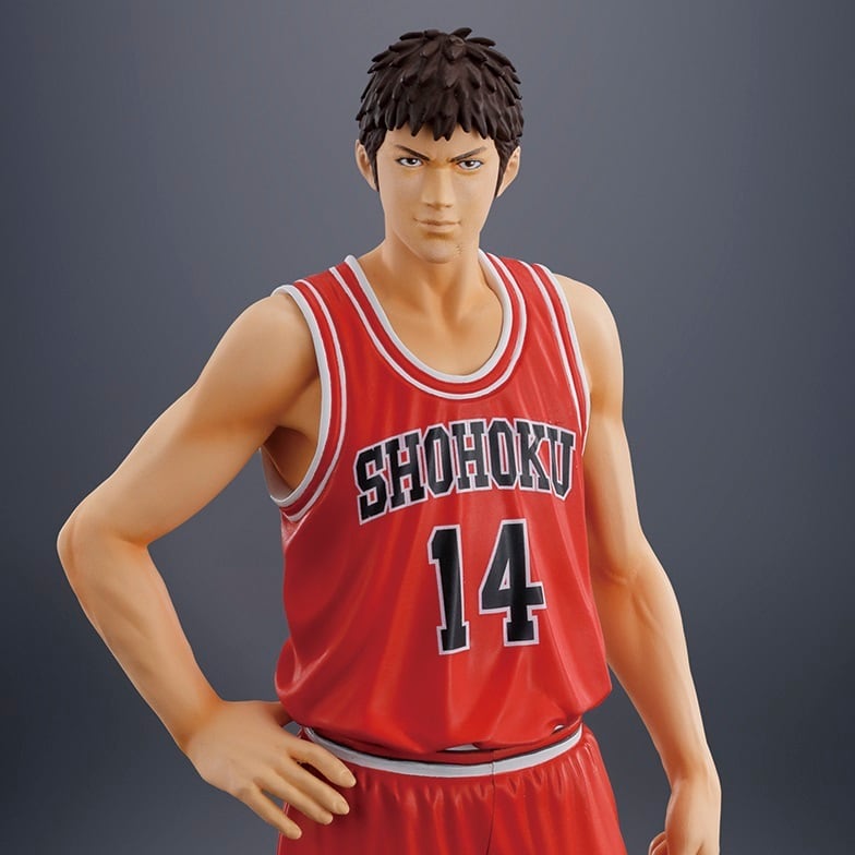 The spirit collection of Inoue Takehiko『SLAM DUNK（スラムダンク）』 One and Only 三井  寿 完成品フィギュア （赤ユニフォーム）※正規商品 ／ 公式A4ミニポスター付き