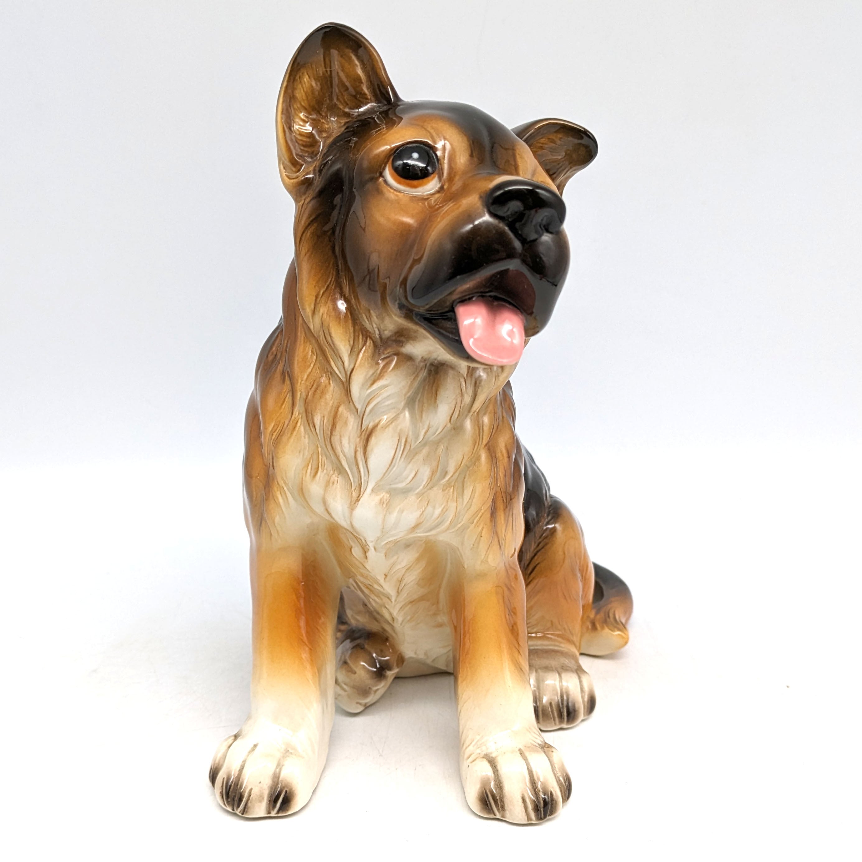 シェパード・子犬・陶器・置物・インテリア・No.240222-07・梱包サイズ