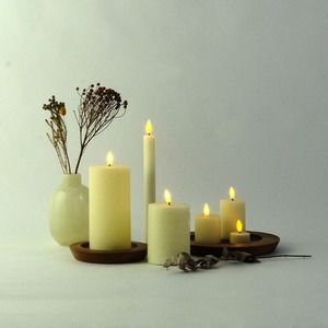 LED light cylinder candle (Msize)