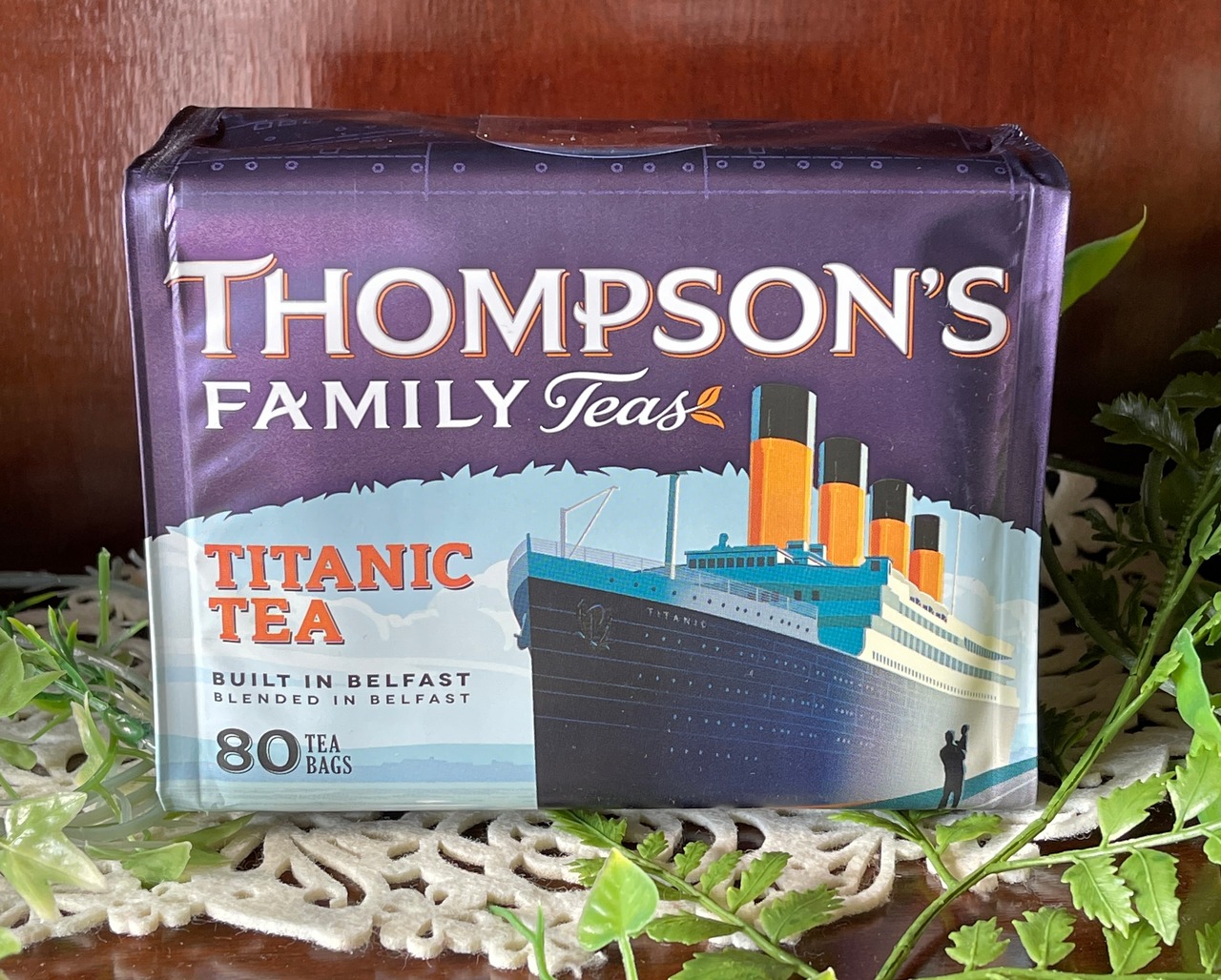 【トンプソンズ】タイタニックブレンド 時を超えて特別な時代へ 紅茶 TEA ティーバッグ80入　の画像01