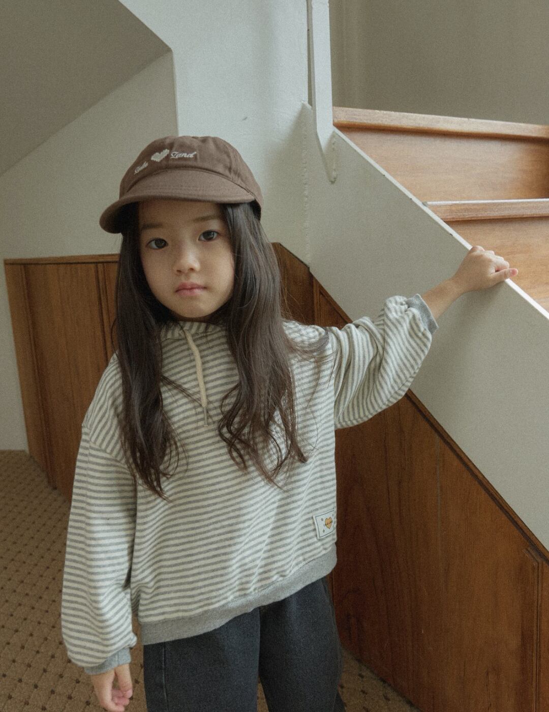 送料無料【予約】/ kids モモフードTシャツ /lalaland