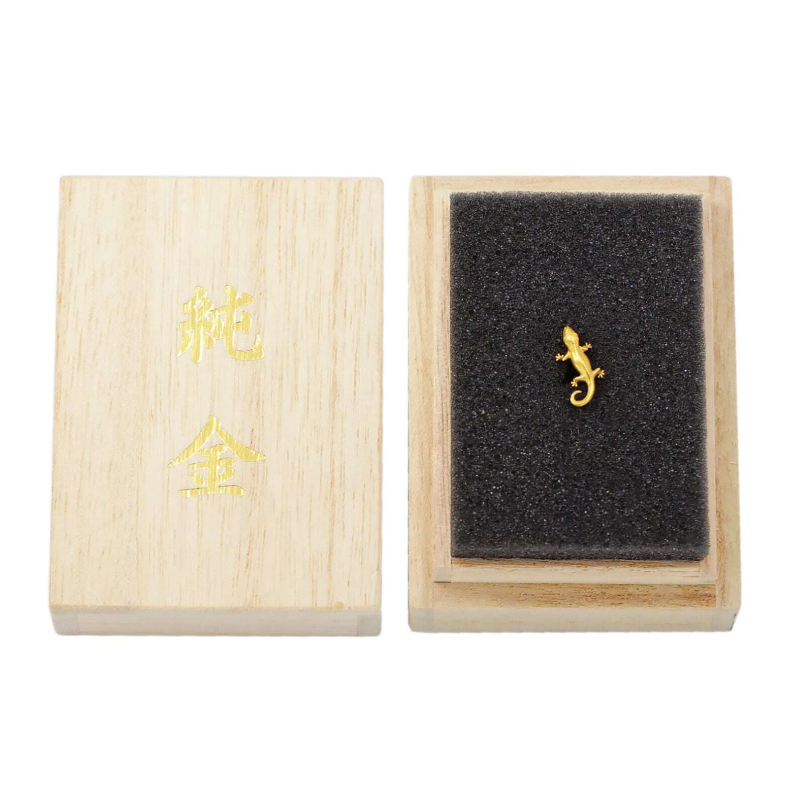 純金『狛犬 阿吽（あぎょう）』 モチーフ 約1g お守り【JUNGOLD】神棚