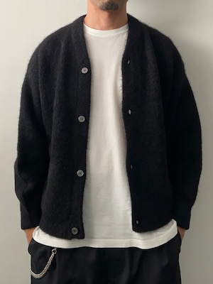 TENBOX / GOLD LINE CARDIGAN - BLACK