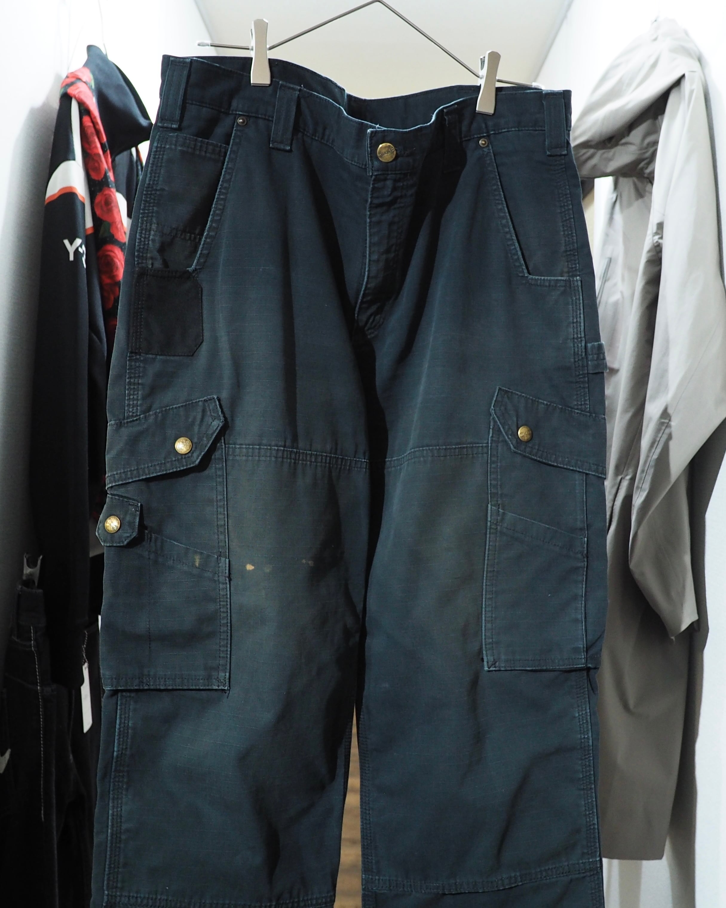 ” Carhartt - 襤褸 ” Beautiful Fade Aging × Damage vintage wide Painter pants