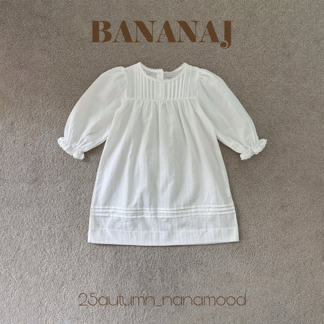 «Sold out»«ジュニアサイズあり»«Banana J» スノーワンピース
